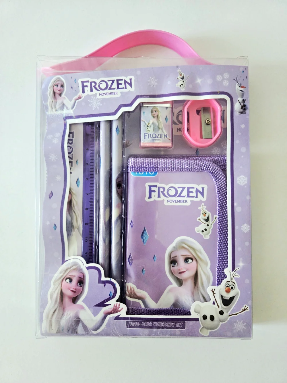 6PC. Disney Frozen Princess Elsa Stationery Gift School Supplies Set